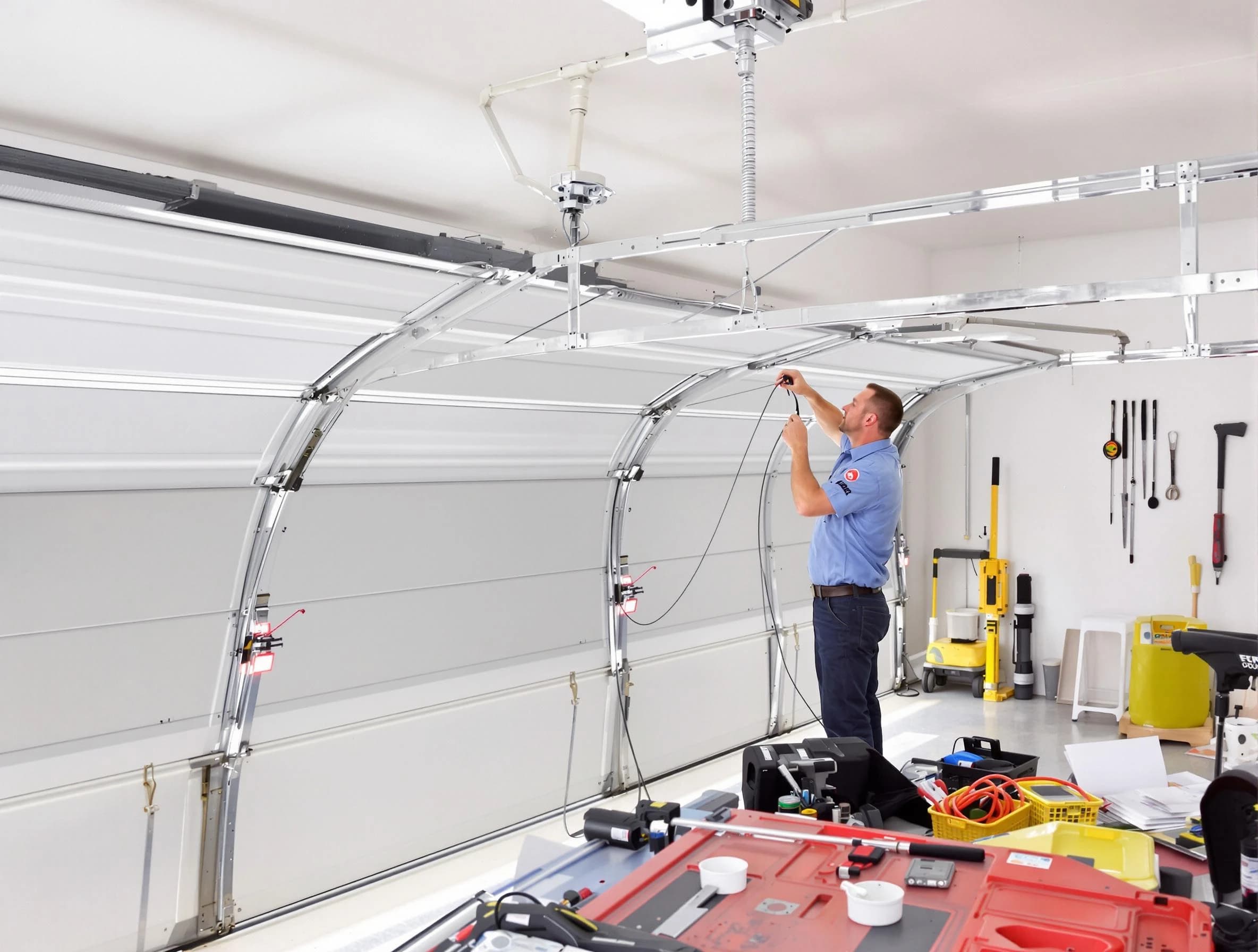 Garage door cable repair service by West Orange Garage Door Repair in West Orange
