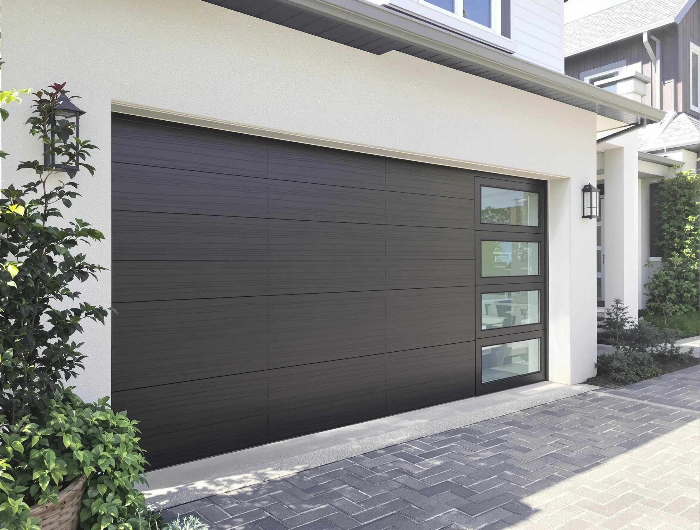 Custom garage door installation by West Orange Garage Door Repair in West Orange