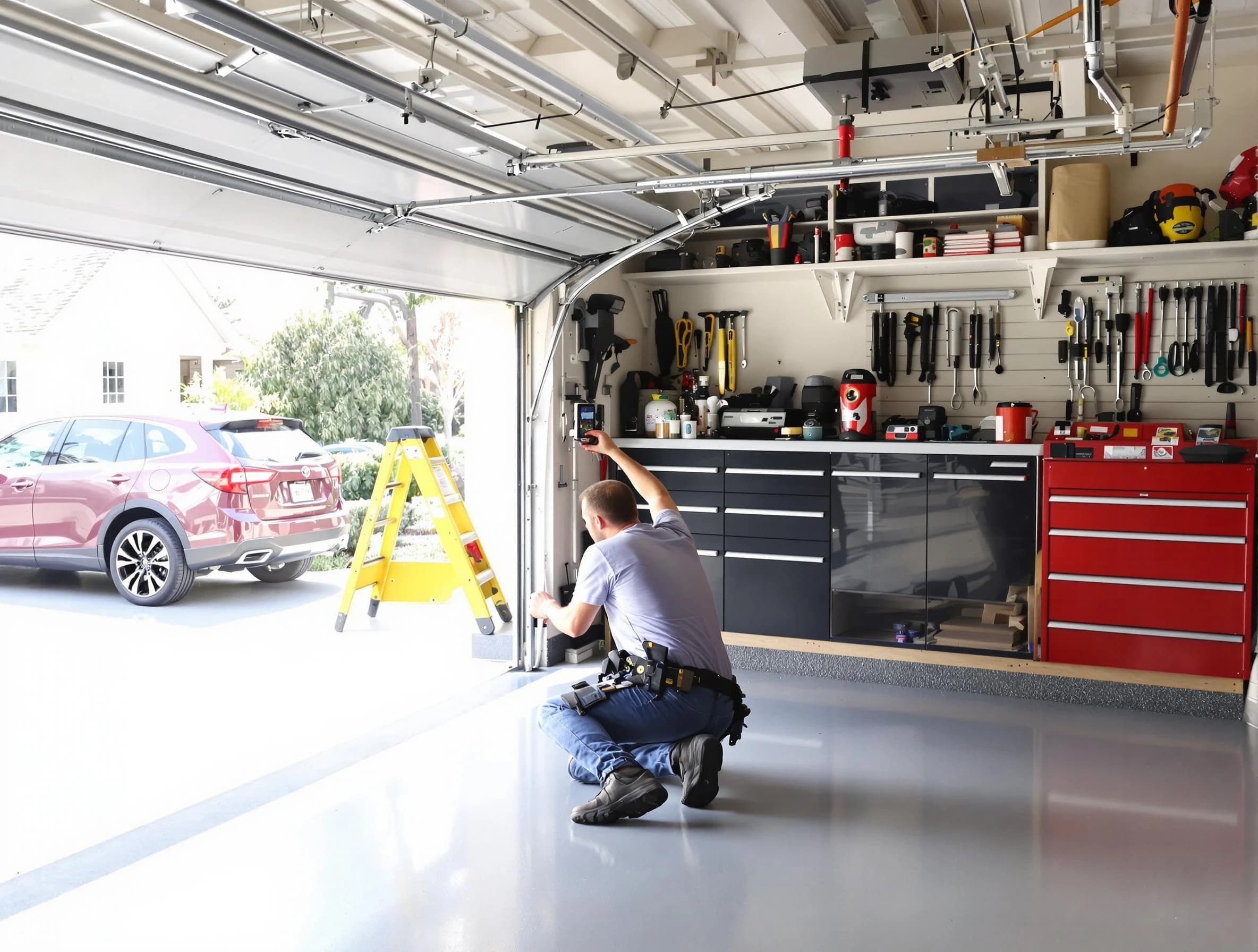 Local garage door repair service by West Orange Garage Door Repair in West Orange