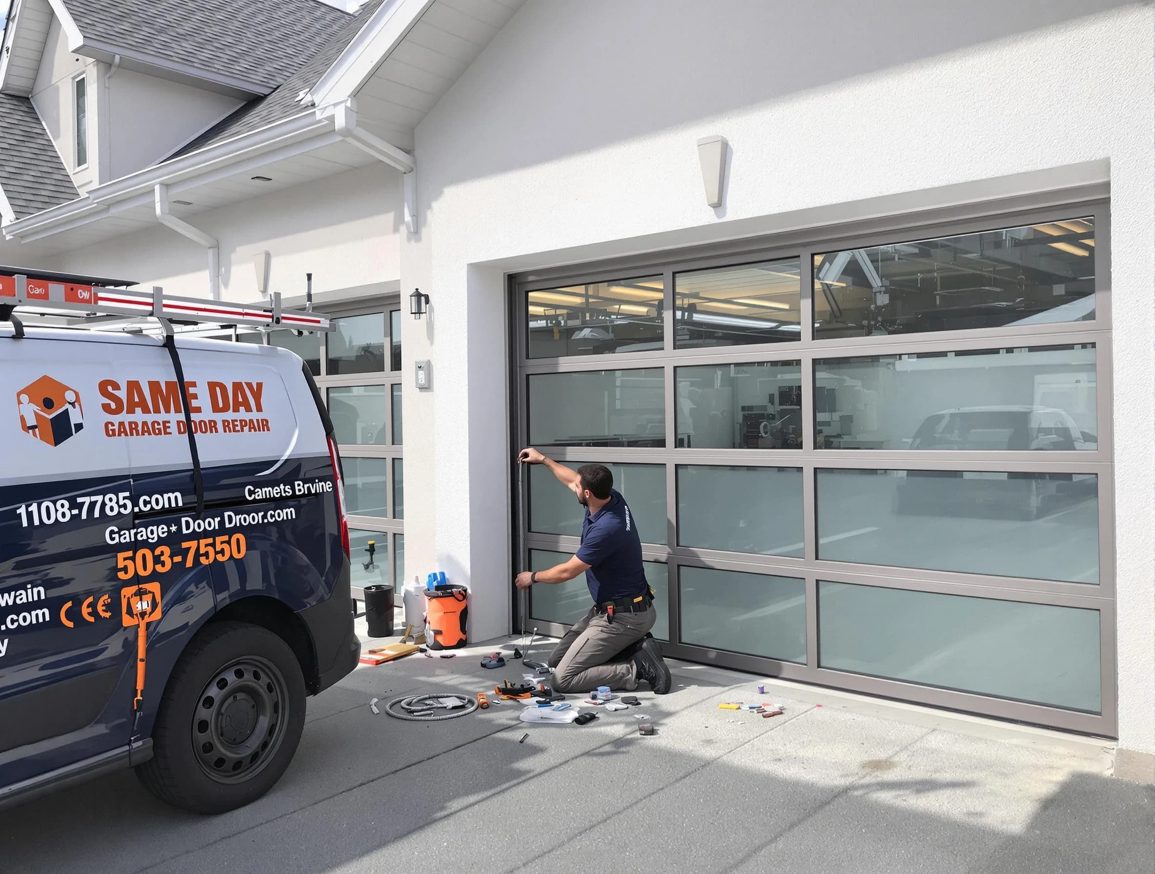 Same-day garage door repair service by West Orange Garage Door Repair in West Orange