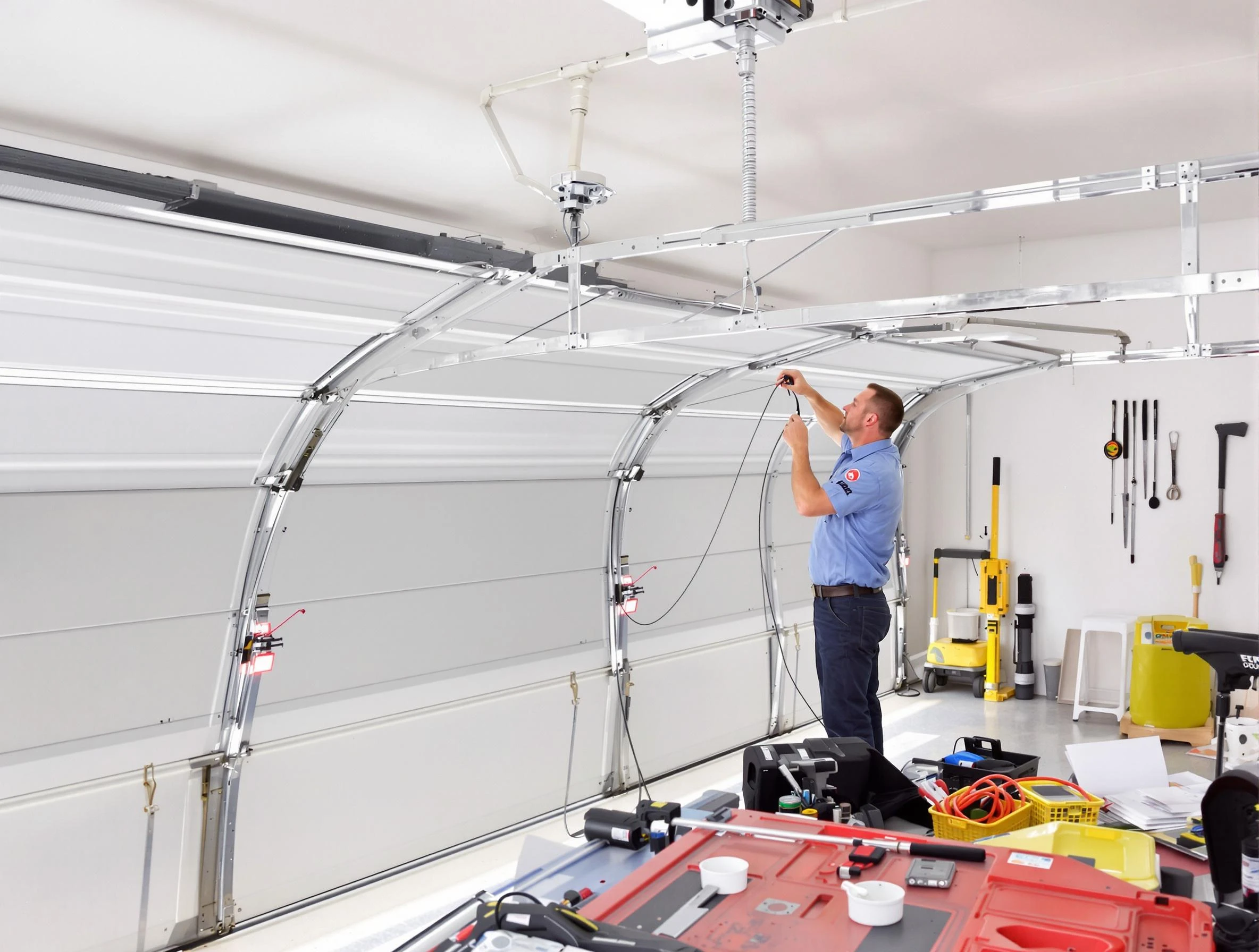 Garage door cable repair service by West Orange Garage Door Repair in West Orange