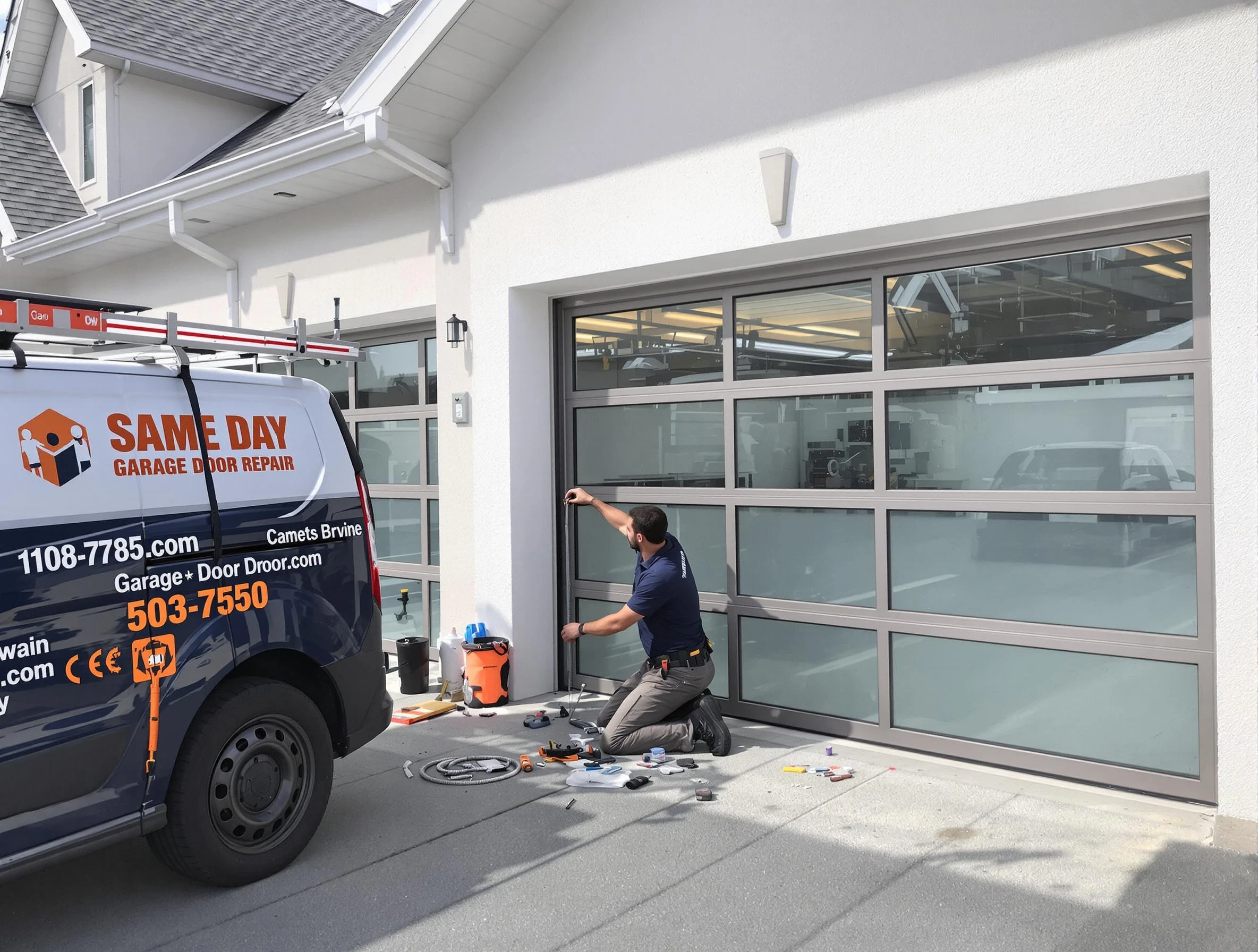 Same-day garage door repair service by West Orange Garage Door Repair in West Orange